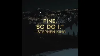 You Like It Darker : trailer for the upcoming Stephen King short story collection!