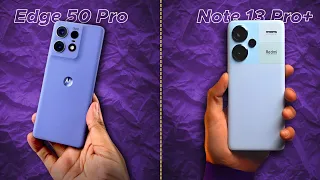 Don't Buy This..: Moto Edge 50 Pro Vs Redmi Note 13 Pro Plus 🔥 | Camera, Gaming, Battery, Display..