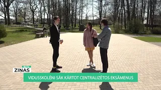 ReTV: Vidusskolēni sāk kārtot centralizētos eksāmenus