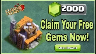 HOW TO GET/CLAIM 2000 GEMS FOR FREE IN CLASH OF CLANS | EASIEST ACHIEVEMENTS | HINDI