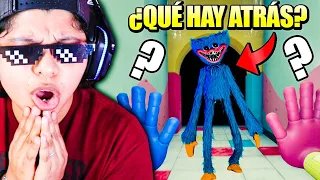 ENTRAMOS A LA PUERTA SECRETA por donde SALE HUGGY WUGGY 😱🔵🔪 | ¿Qué HAY ATRÁS? | Pathofail