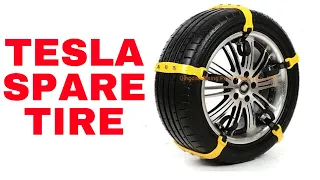 Why Tesla's don't use spare tires? #electricgear
