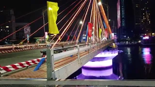 The Song Han Bridge turn in Danang