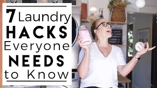 7 Laundry HACKS Everyone NEEDS to Know | Cleaning Tips and Tricks