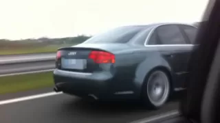 Audi rs4 (b7)   vs  Mitsubishi Evo 9