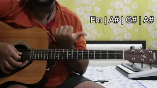 Kabhi Jo Badal Barse | Guitar Tutorial | Intro Tabs and Chords... #guitar #Arijit #romantic