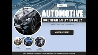 Automotive Functional Safety ISO 26262 Training Bootcamp : Tonex Training