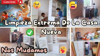 🥺Nos Mudamos De Casa😥 / ❤Al Fin Estaremos Juntos👨‍👩‍👦🥰 / 💯Limpieza Extrema De La Casa Nueva✅