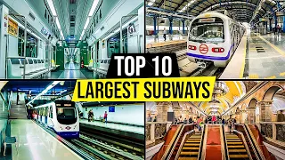 Unveiling the World's Top 10 Largest Subways - Top 10 Biggest Subways in the World!