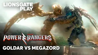 Megazord Fights Goldar Scene | Goldar vs Megazord | Power Rangers | Battle Scene @lionsgateplay