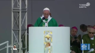 L'omelia di Papa Francesco durante la Messa a "Las Palmas" in Perù