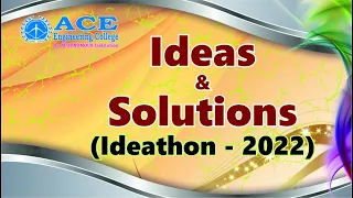 New & Innovative Ideas- Problem Statements, Proposed Solutions - Dep.of CSE & IoT - ACE Engg College