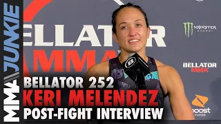 Free agent Keri Melendez hopes to re-sign with Bellator | Bellator 252 post-fight interview