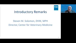 FDA Virtual Listening Session on the Oversight of Pet Food, 9/24/21