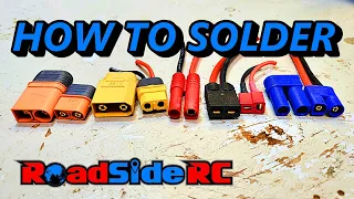 How to Solder RC Plugs (XT90, XT60, Traxxas TRX, Deans, IC5, IC3, EC5, EC3, Redcat Banana).