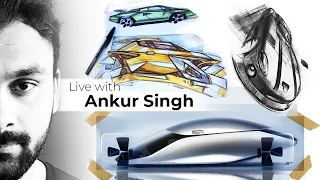 CAR DESIGN TALK Live Show with ANKUR SINGH! #cardesign #transportationdesign