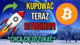 CZY WARTO KUPIĆ TERAZ BITCOINA?! NIE DAJ SIĘ OSZUKAĆ! - SKĄD TA KOREKTA?