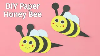 DIY PAPER HONEYBEE CRAFT | HOW TO MAKE HONEYBEE PAPER CRAFT | HONEY BEE STEP BY STEP #N56