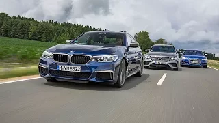 Audi S6 vs BMW M550i vs Mercedes AMG E43