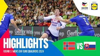 Norway vs Slovakia | HIGHLIGHTS | Round 1 | Men's EHF EURO 2024 Qualifiers