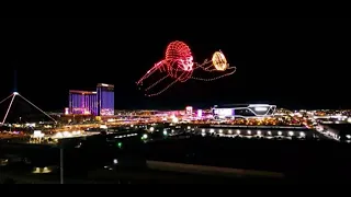 Drone Show Makes History In Las Vegas After The Big Game!