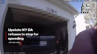 Upstate NY DA refuses to stop for speeding, drives back home and calls police chief to complain