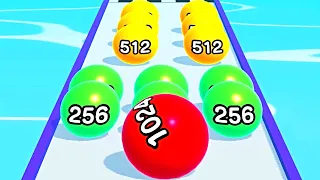 Ball Run 2048 Merge Number ! MAX LEVELS Gameplay Walkthrough New Update Part 194 android, ios