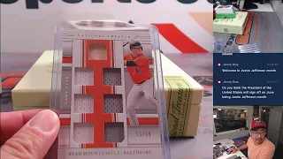 M, 06/03/24 - 2020 PANINI NATIONAL TREASURES BASEBALL 2-BOX 1/2 CASE BREAK #4 *PYT*