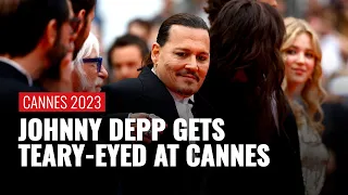 Johnny Depp Gets Teary-Eyed As He Receives 7-Minute Standing Ovation For ‘Jeanne Du Barry’