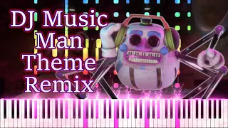 DJ Music Man Theme Remix  | FNAF Security Breach (1 Hour)