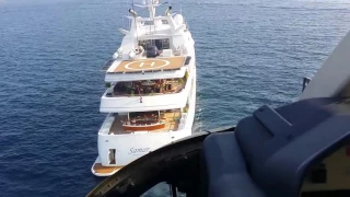 Yacht Helicopter Landing