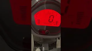 Digitale km teller BTC Riva AGM VX50 La Souris Sourini, Senzo Rivalux Rood euro4 scooter vanaf 2017