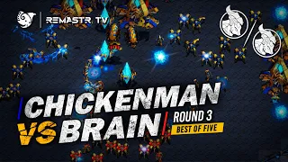 STARCRAFT FASTEST COREANO 🇰🇷 BRAIN vs CHICKENMAN 🇰🇷 ROUND 3