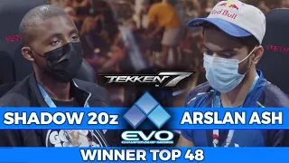 EVO 2022 TEKKEN 7   ARSLAN ASH VS SHADOW_20z WINNERS TOP 48