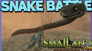 I FOUGHT A GIANT SNAKE IN SMALLAND! Also Got The New Hand Cannon! Smalland Amber Valley Update!