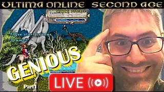 Ultima Online Second Age - Let's play, NO MACROS/HOTKEY till CASTLE (#classics #nostalgia)(Day 53)