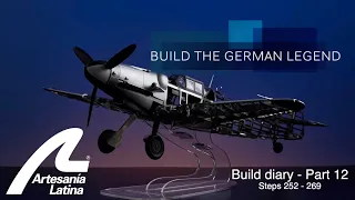 #BuildDiary | Official Messerschmitt BF109 G Build Diary (Chapter 12) | Artesanía Latina