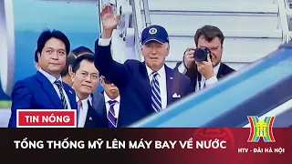 Tổng thống Mỹ đặt hoa tại bức phù điêu đặc biệt bên hồ Trúc Bạch và lên máy bay về nước | Tin tức