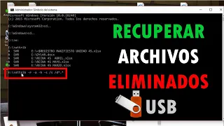 Recuperar Archivos Eliminados de la Memoria USB por Virus | Eliminar Virus USB Desde Cmd |