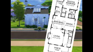 Recreating A Real Floor Plan in The Sims 4