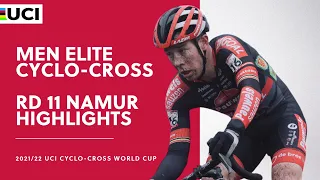 Round 11 - Men Elite Highlights | 2021/22 UCI CX World Cup - Namur