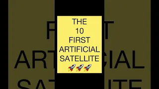 THE 10 FIRST ARTIFICIAL SATELLITES | SYNERGISM 360 | SHORTS #facts #history #tamil #shorts