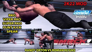 Randy Orton vs Roman Reigns | WWE SmackDown! Here Comes the Pain - 2K22 MOD - Spear by viper