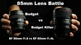 Canon EF 85mm f1.4L IS USM vs EF 85mm f1.8 USM Lens Comparison: Worth the Extra Money or Go Budget?