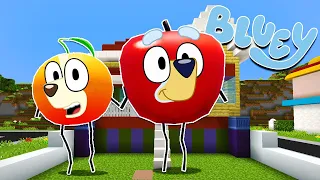 BLUEY y BINGO se CONVIERTEN en FRUTAS | Las Aventuras de BLUEY en ROBLOX!