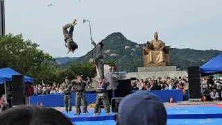 건군75주년 국군의날 기념 태권도공연