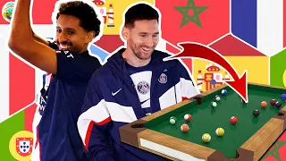 ⚽️🎱 Our internationals team up with MyParis members! | With Marquinhos, Messi, Hakimi...