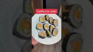 Beginners guide to sushi! California roll