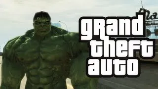 GTA 4: Hulk in GTA! - (Hulk Mod Funny Moments)