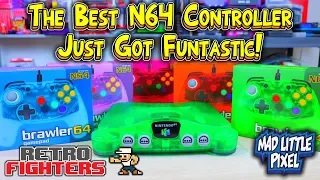 The Best N64 Controller Just Got Better! Brawler 64 Funtastic Colors From Retro Fighters Review!